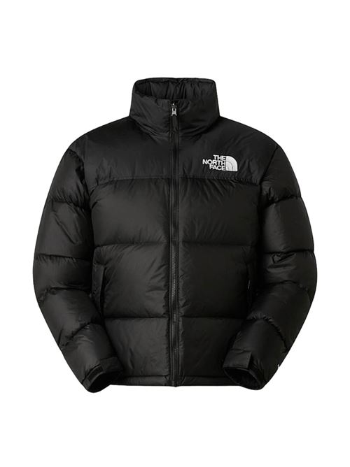 Giaccone da uomo in piuma d'oca, trapuntato , cappuccio ripiegabile, colore  black. THE NORTH FACE | NF0A3C8DGOE1